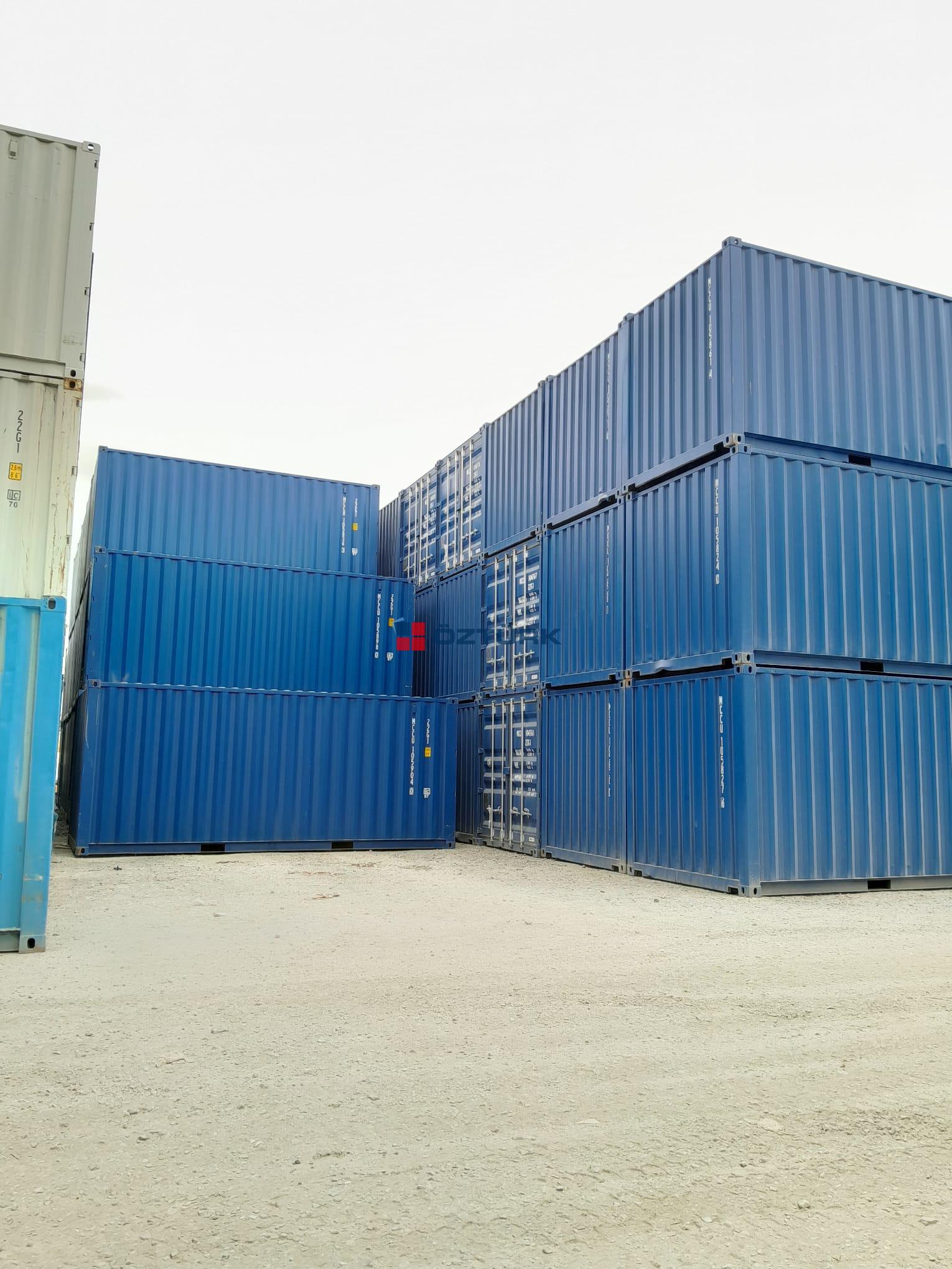 Yeni sfr konteynerler, 20 Feet yk konteynerleri